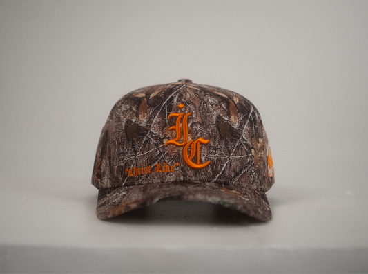 CAMO ORANGE “CHRIST-LIKE” SNAPBACK