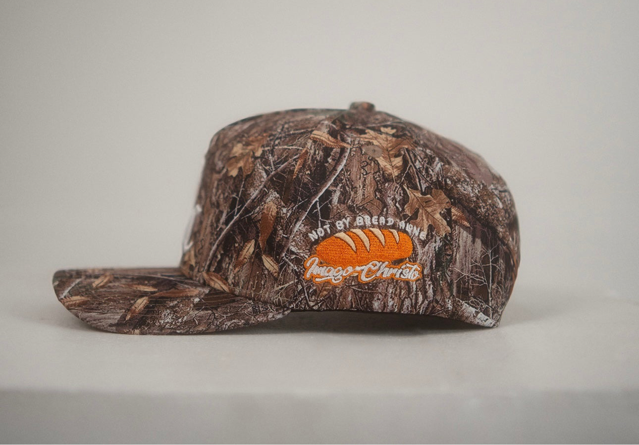 CAMO ORANGE “CHRIST-LIKE” SNAPBACK