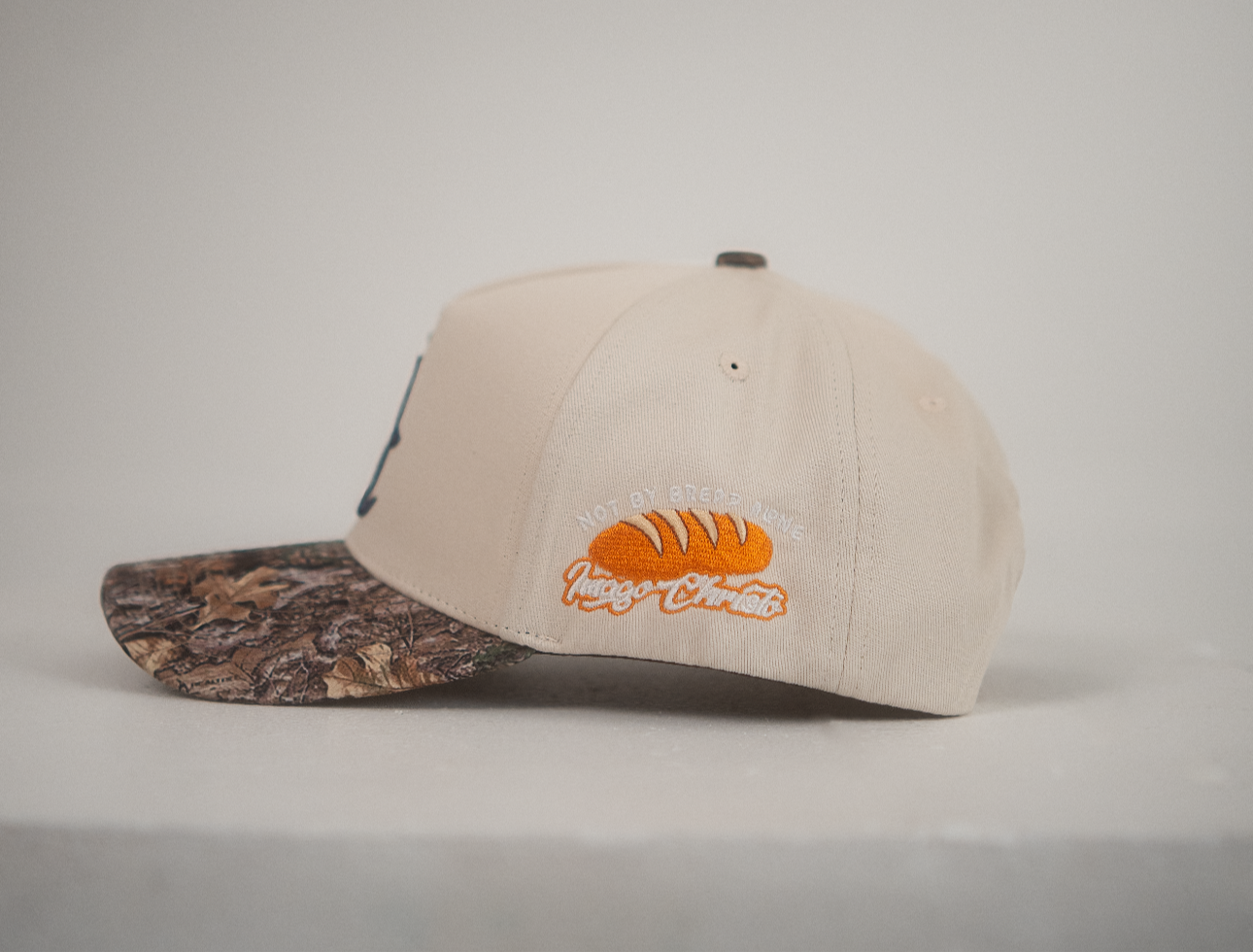 CAMO BLUE & CREAM SNAPBACK