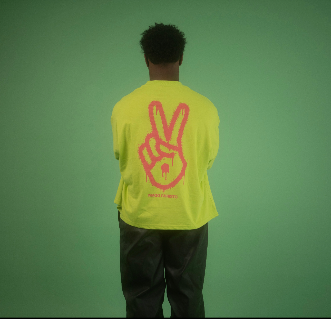 “PRINCE OF PEACE” CROPPED OVERSIZED T-SHIRT