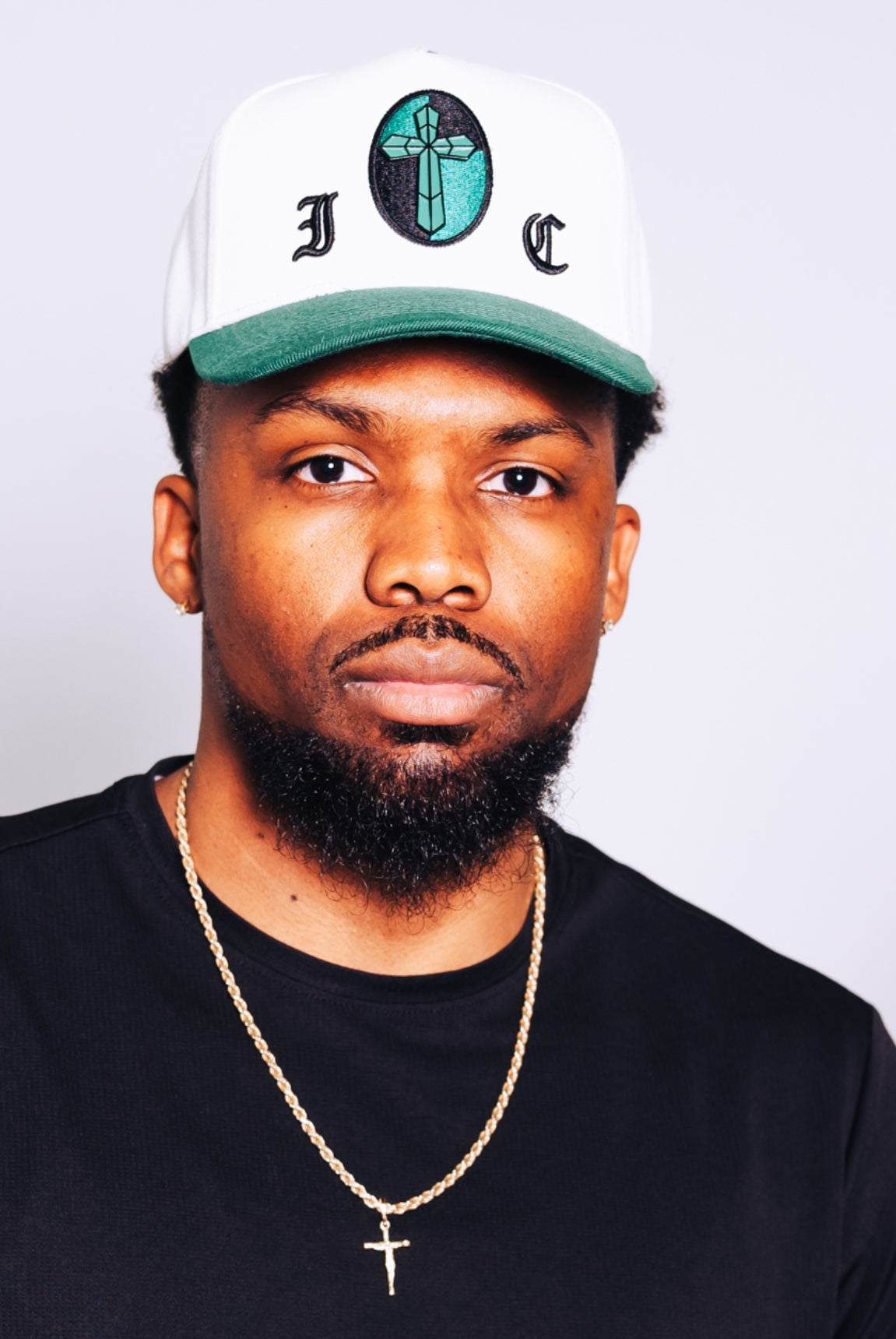 “STAINED GLASS” GREEN SNAPBACK