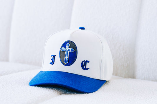 “STAINED GLASS” BLUE SNAPBACK