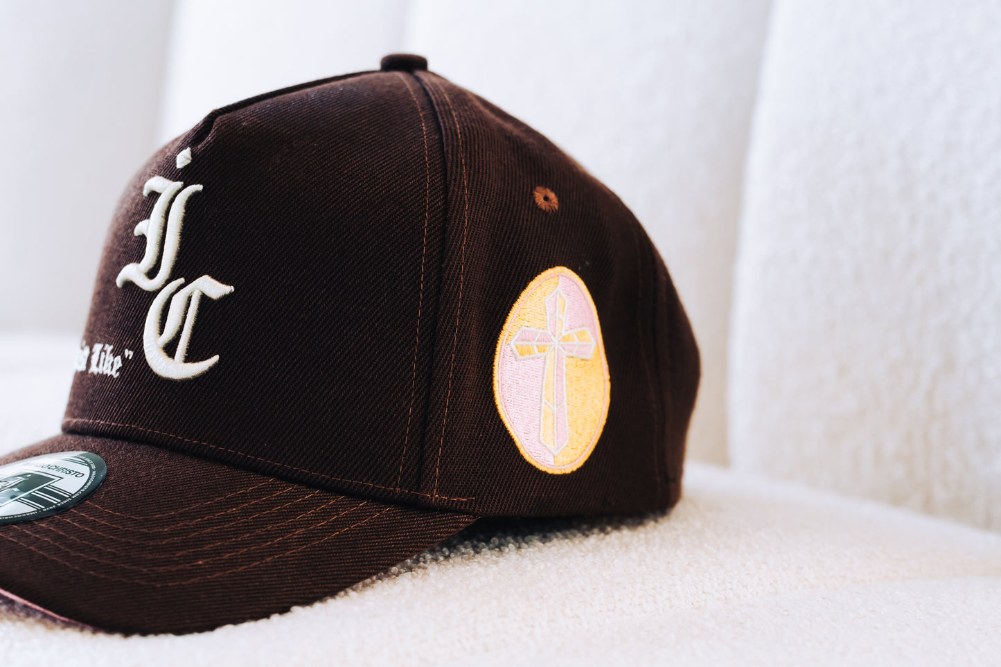 “CHRIST-LIKE” BROWN SNAPBACK